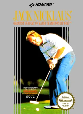 Jack Nicklaus' Greatest 18 Holes of Major Championship Golf (Europe) box cover front